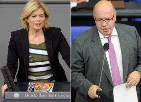 Landwirtschaftsminiterin Julia Klöckner und Wirtschaftsminister Peter Altmaier